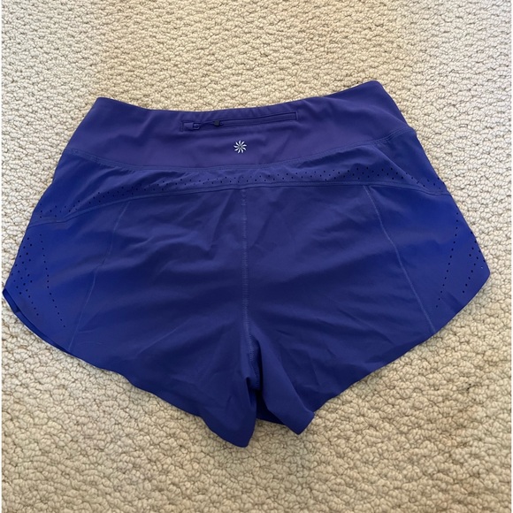 Purple/Blue Athleta Shorts, Size Medium - Picture 2 of 2